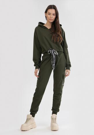 Khaki Komplet Dresowy Ginehaneh