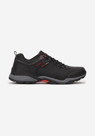 Czarno-Czerwone Buty Sportowe Nalise