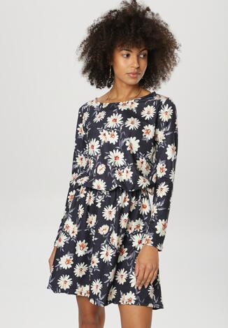 Ciemnogranatowa Sukienka Cheena