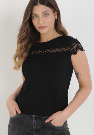 Czarny T-shirt Cireilla