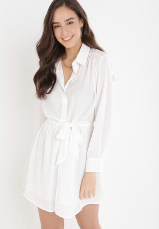 Biała Sukienka Orethithe