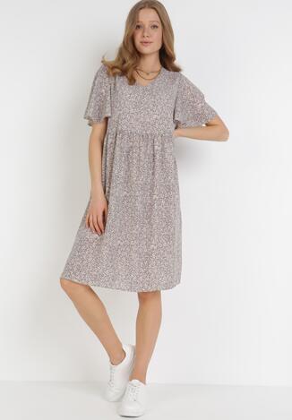 Liliowa Sukienka Nysedice