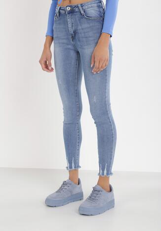 Niebieskie Jeansy Skinny Miralin