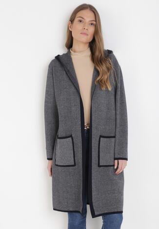 Granatowy Kardigan Genilla