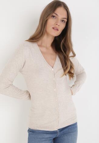 Kremowy Kardigan Orphaeia