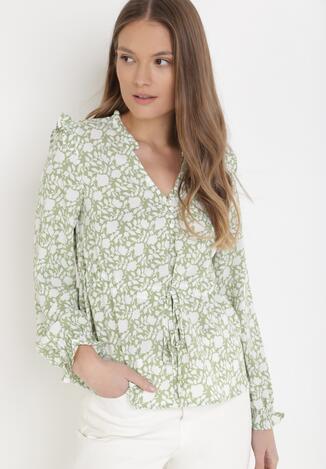 Jasnozielona Bluzka Aethixie