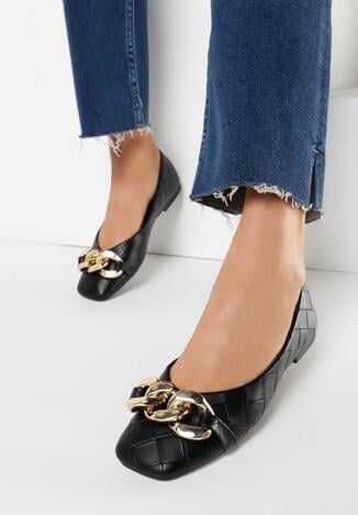 Czarne Balerinki Kahlilopei