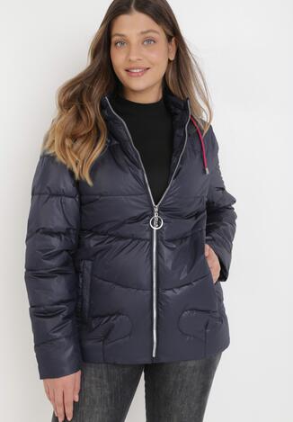 Granatowa Kurtka Azawen