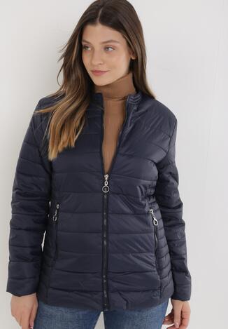 Granatowa Kurtka Molriope