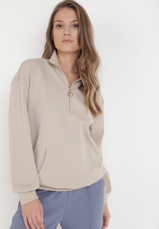 Beżowa Bluza Fontame