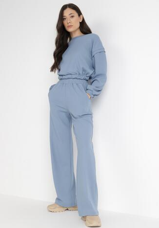 Niebieski 2-Częściowy Komplet Dresowy Sabrilea