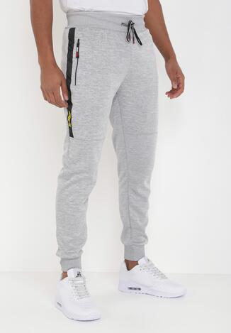 Szare Spodnie Dresowe Dalirina
