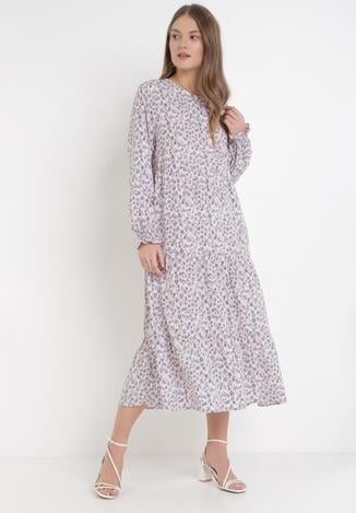 Liliowa Sukienka Amitiel