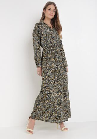 Granatowa Sukienka Tryne