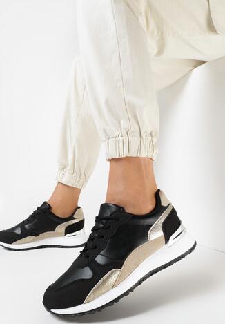 Czarne Sneakersy Vivilena