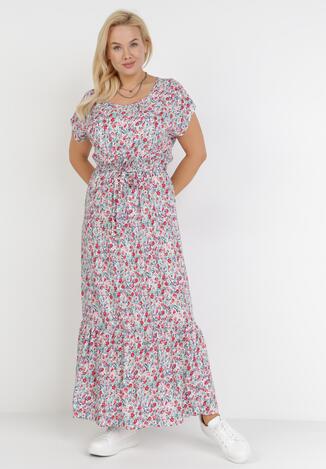 Biała Sukienka Neadorise