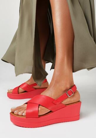 Czerwone Sandały Aphice