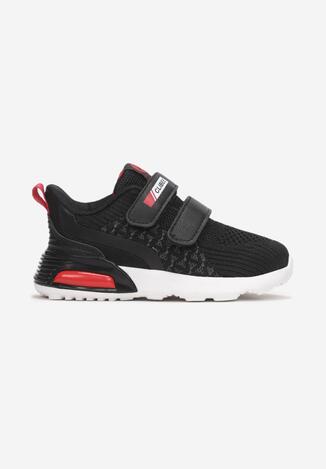 Czarno-Czerwone Buty Sportowe Idaphusa