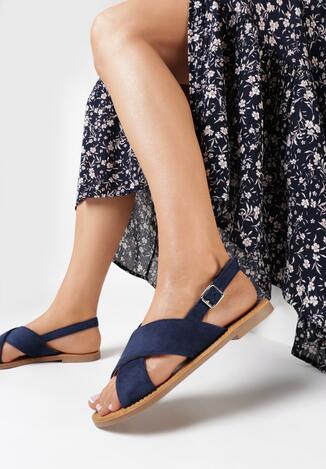 Granatowe Sandały Canter