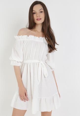 Biała Sukienka Fyserysh