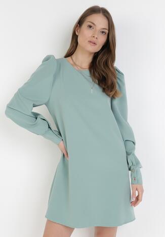Miętowa Sukienka Thelxierise