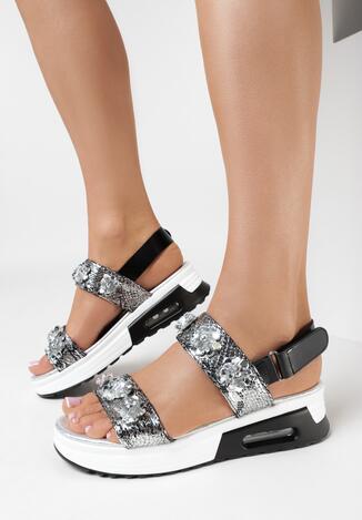 Srebrne Sandały Oaralori