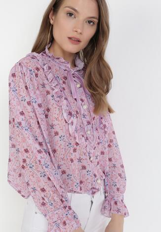 Liliowa Bluzka Yaviane