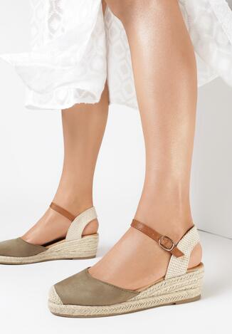 Khaki Sandały Vylvielle