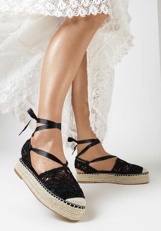 Czarne Espadryle Ryrana