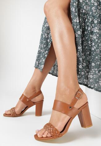 Camelowe Sandały Lorelin