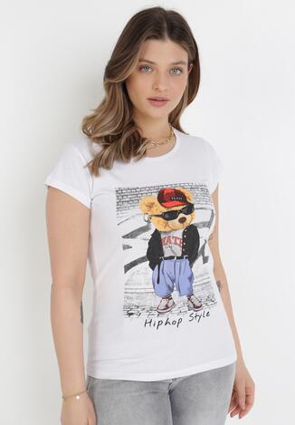 Biały T-shirt Leuceilla