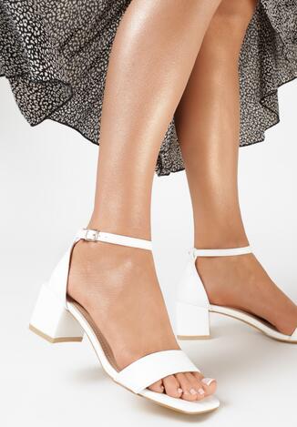 Białe Sandały Anthaphaura