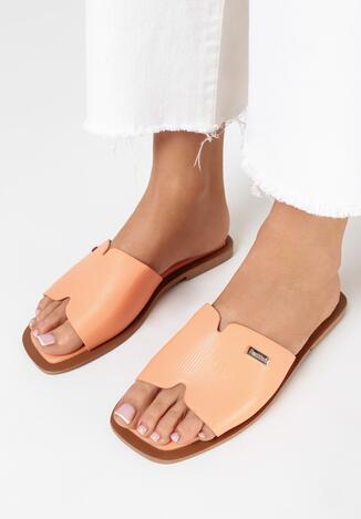 Pomarańczowe Klapki Alethralphia