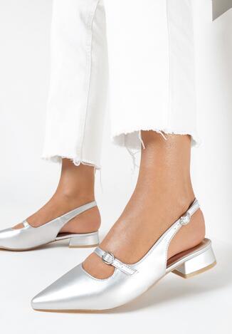 Srebrne Sandały Zelertes