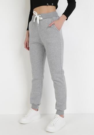 Szare Spodnie Dresowe Lephose