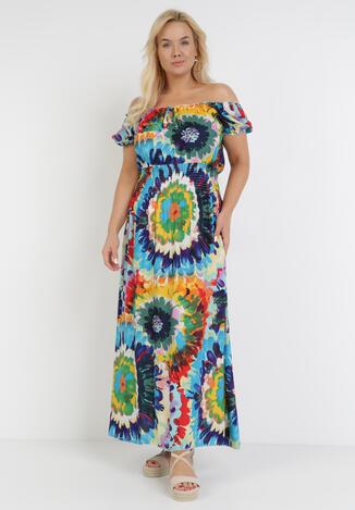 Niebieska Sukienka Harphiphi