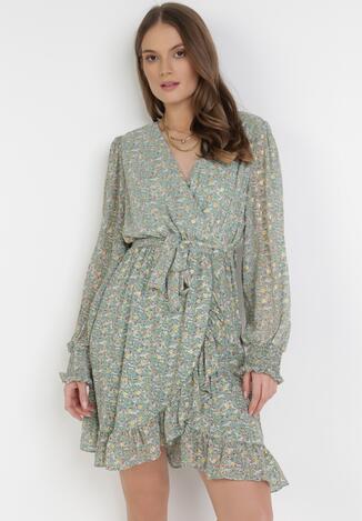 Miętowa Sukienka Ophieis