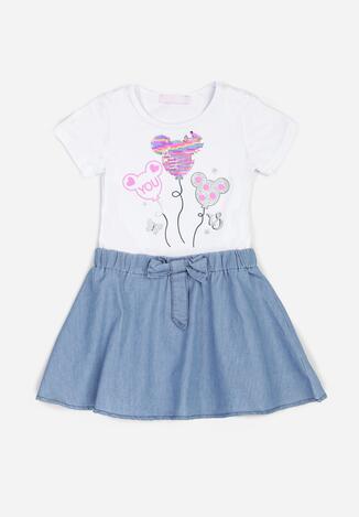 Biała Sukienka Pherusei