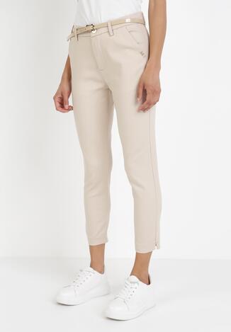 Jasnobeżowe Spodnie Thanetis