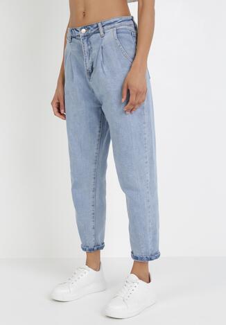 Jasnoniebieskie Jeansy Slouchy Lephisia