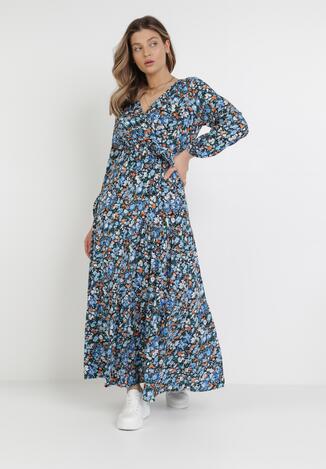 Granatowa Sukienka Zelelis