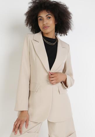 Jasnobeżowa Marynarka Praxesi