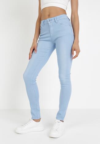 Jasnoniebieskie Spodnie Skinny Aigalise