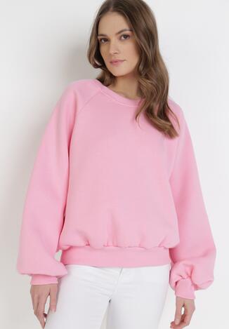 Jasnoróżowa Bluza Adrassa