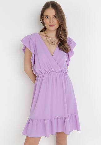 Liliowa Sukienka Astriax