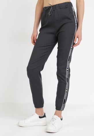 Ciemnoszare Spodnie Joggery Zrixynore