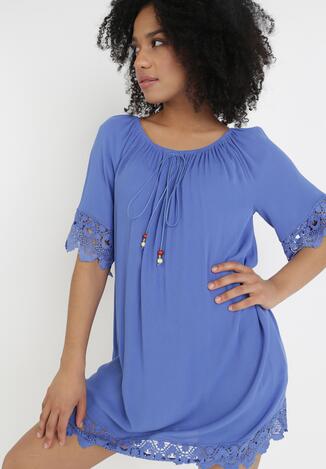 Granatowa Tunika Bormoni