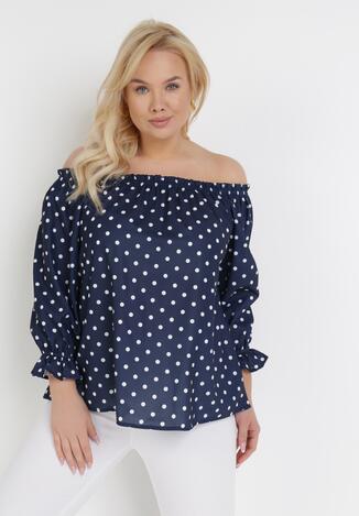 Granatowa Bluzka Vilinreia