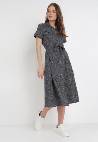 Czarna Sukienka Zaehtila