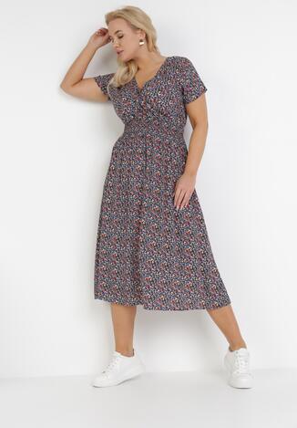 Granatowa Sukienka Fyresh